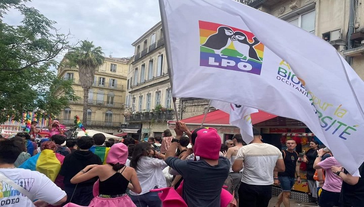 La LPO Occitanie à la marche des fiertés LGBTQIA+